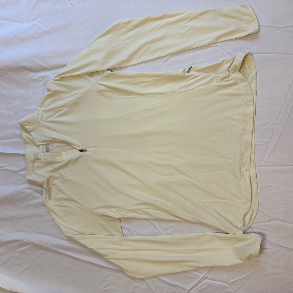 REI Cream Quarter-Zip Pullover